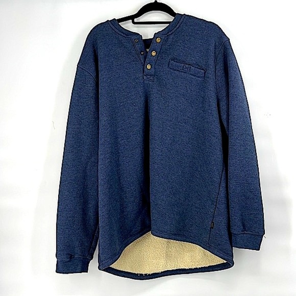 LEE mens Sherpa lined long sleeve button shirt size XL - Picture 1 of 4